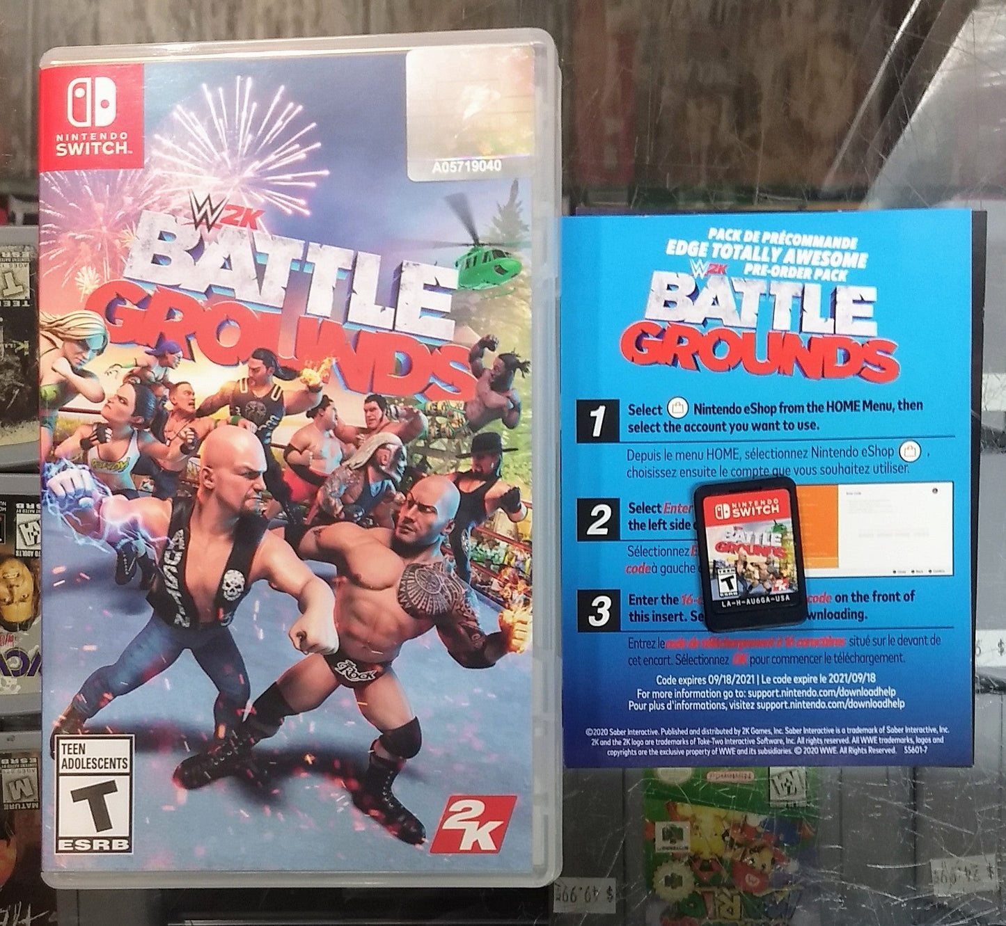 WWE 2K BATTLEGROUNDS (NINTENDO SWITCH) - jeux video game-x