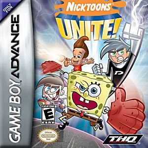 NICKTOONS UNITE EN BOITE (GAME BOY ADVANCE GBA) - jeux video game-x