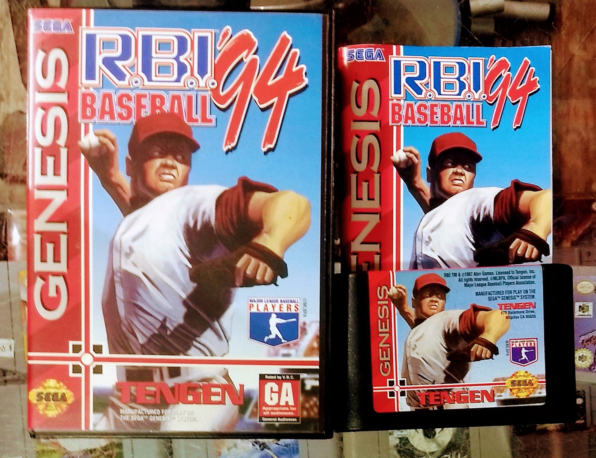 RBI BASEBALL 94 SEGA GENESIS SG - jeux video game-x