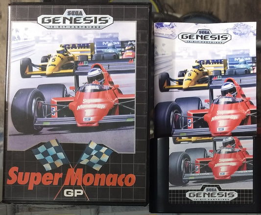 SUPER MONACO GP (SEGA GENESIS SG) - jeux video game-x