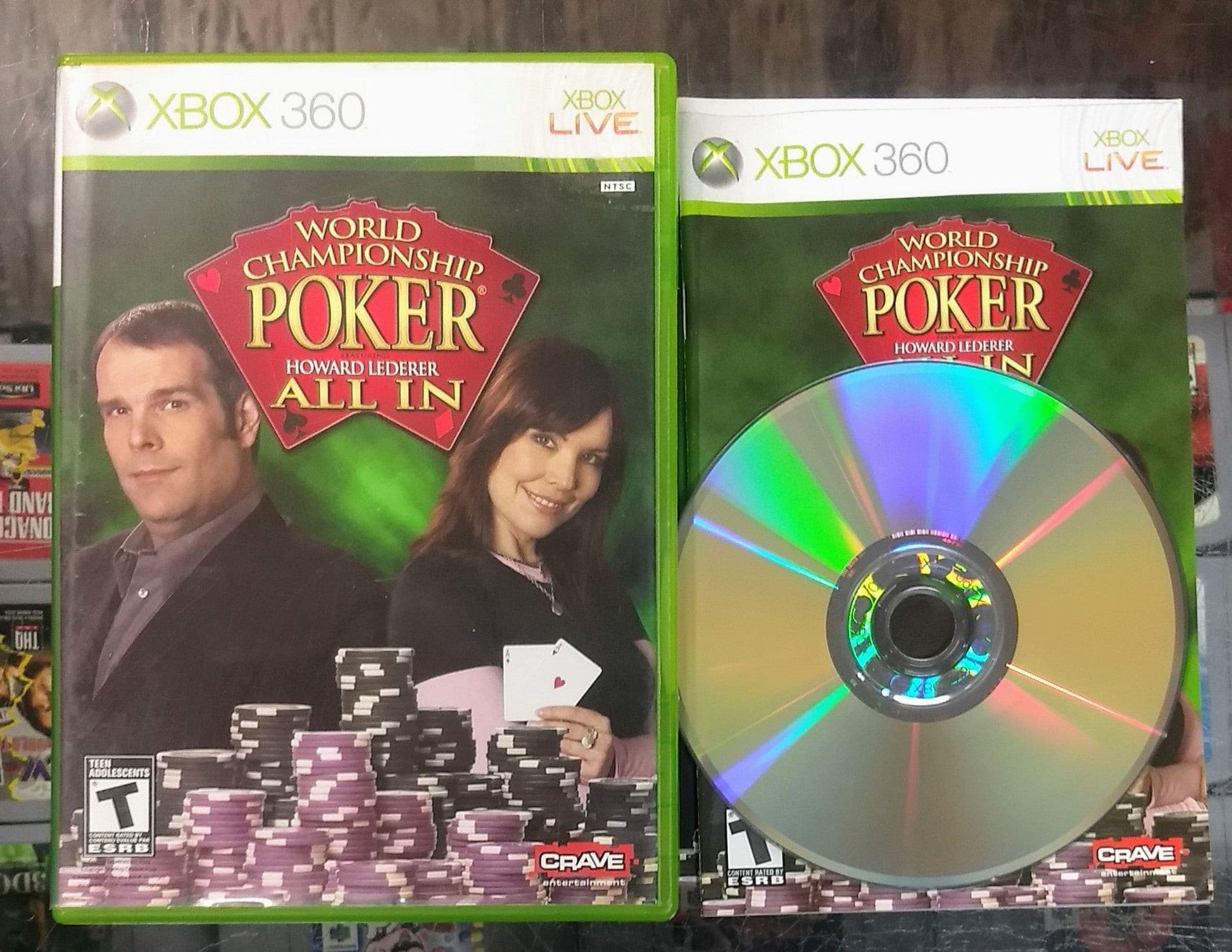 WORLD CHAMPIONSHIP POKER ALL IN (XBOX 360 X360) - jeux video game-x