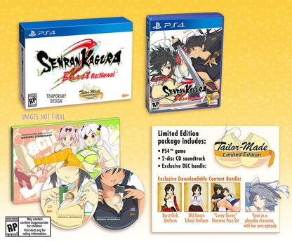 SENRAN KAGURA BURST RE:NEWAL TAILOR MADE EDITION (PLAYSTATION 4 PS4) - jeux video game-x