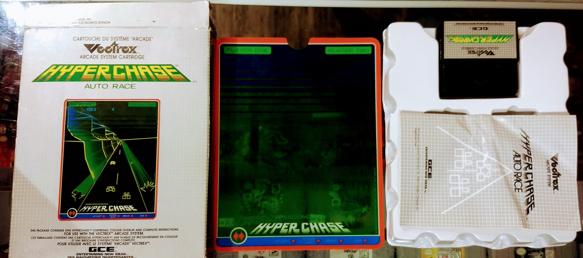 HYPERCHASE VECTREX - jeux video game-x