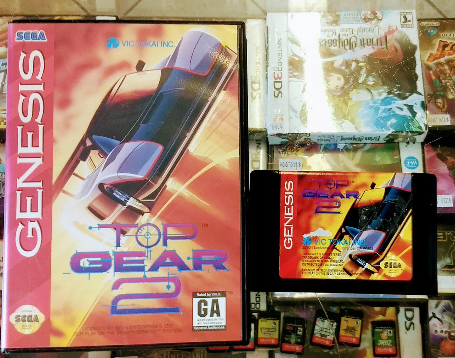 TOP GEAR 2 SEGA GENESIS SG - jeux video game-x