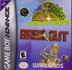 CENTIPEDE BREAKOUT AND WARLORDS (GAME BOY ADVANCE GBA) - jeux video game-x