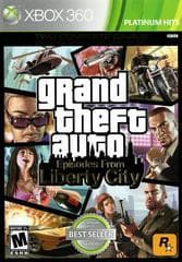 GRAND THEFT AUTO GTA EPISODES FROM LIBERTY CITY PLATINUM HITS (XBOX 360 X360) - jeux video game-x
