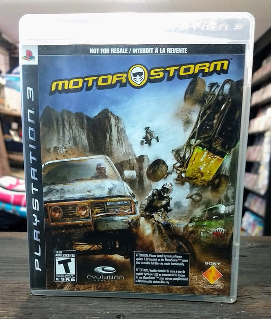 MOTORSTORM NOT FOR RESALE PLAYSTATION 3 PS3 - jeux video game-x