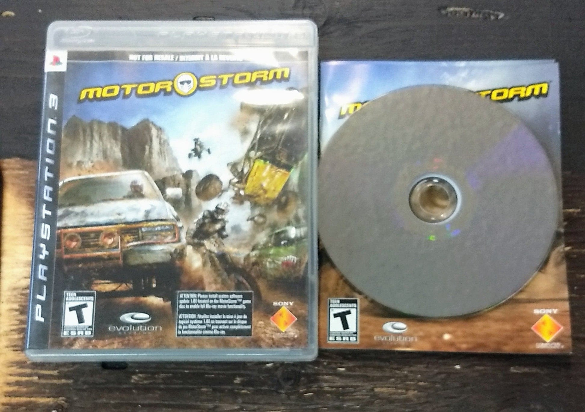 MOTORSTORM NOT FOR RESALE (PLAYSTATION 3 PS3) - jeux video game-x