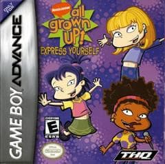 NICKELODEON ALL GROWN UP EXPRESS YOURSELF (GAME BOY ADVANCE GBA) - jeux video game-x