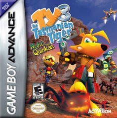 TY THE TASMANIAN TIGER 3 NIGHT OF THE QUINKAN (GAME BOY ADVANCE GBA) - jeux video game-x