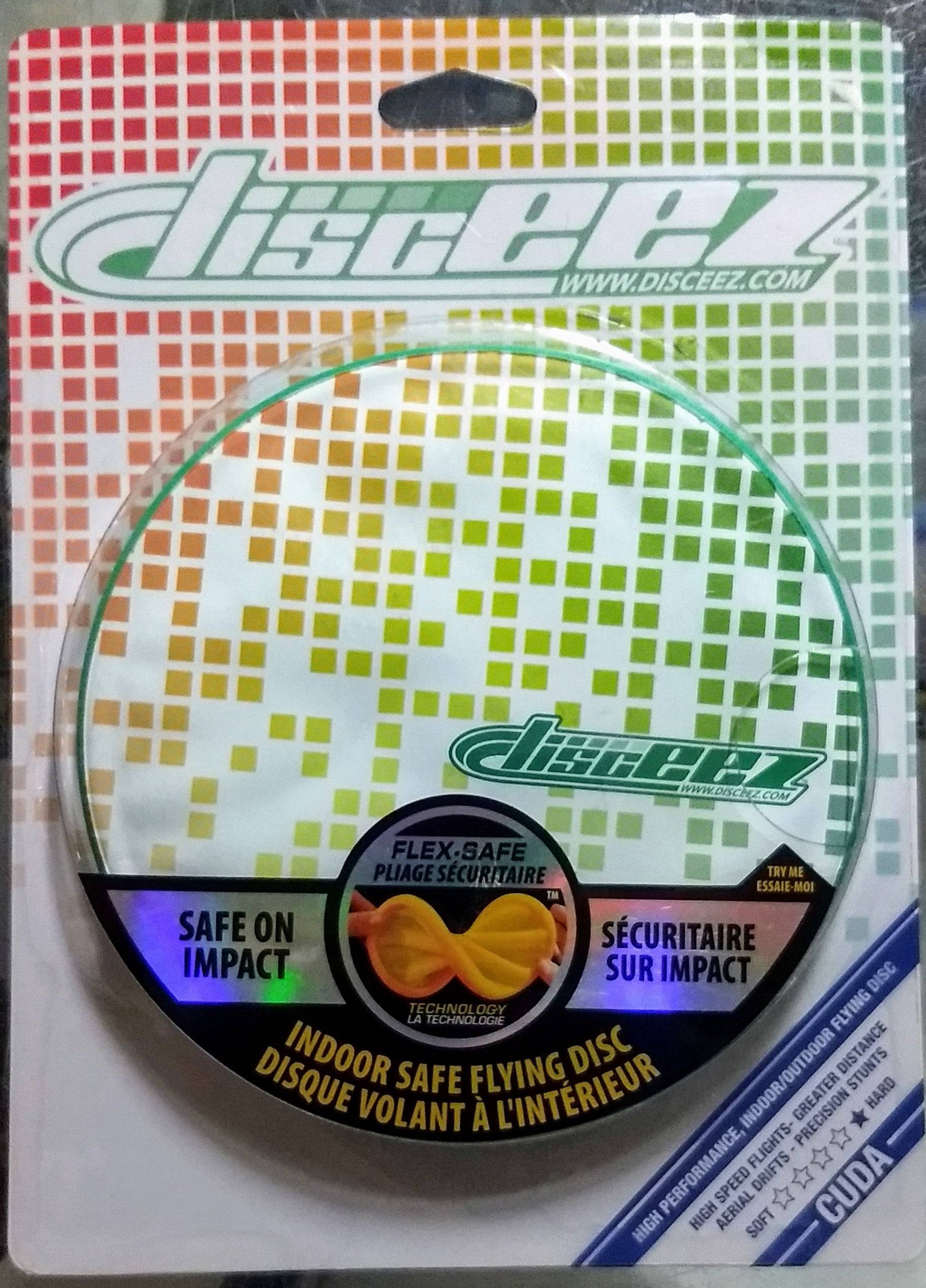 Disceez Indoor Flying Disc Amazing Flight, Safe on Impact Flex-Safe Technology - jeux video game-x