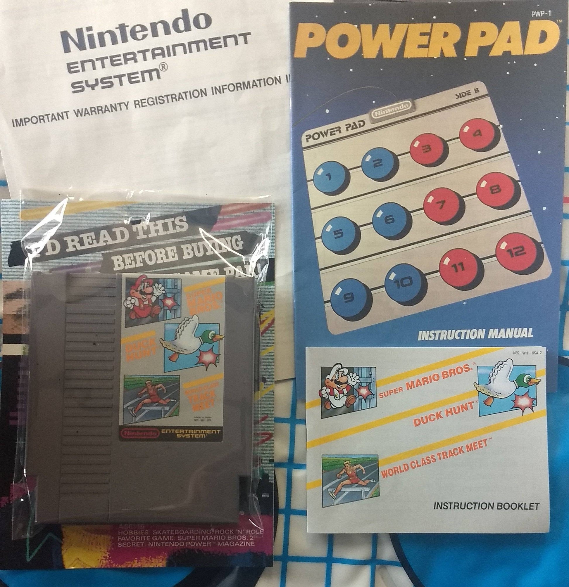 NES Nintendo Power Pad - jeux video game-x