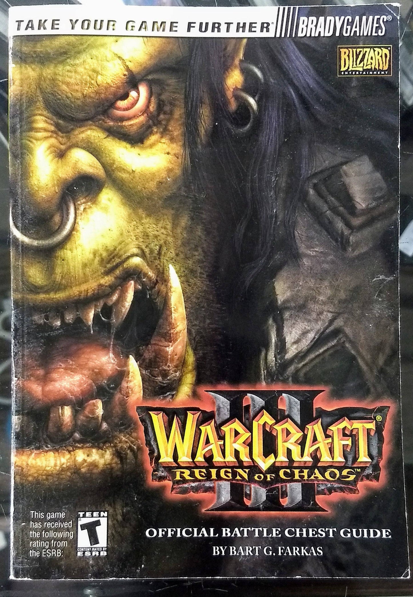 Warcraft III 3 Reign of Chaos-Official Battle Chest Guide -Brady Games -Strategy - jeux video game-x