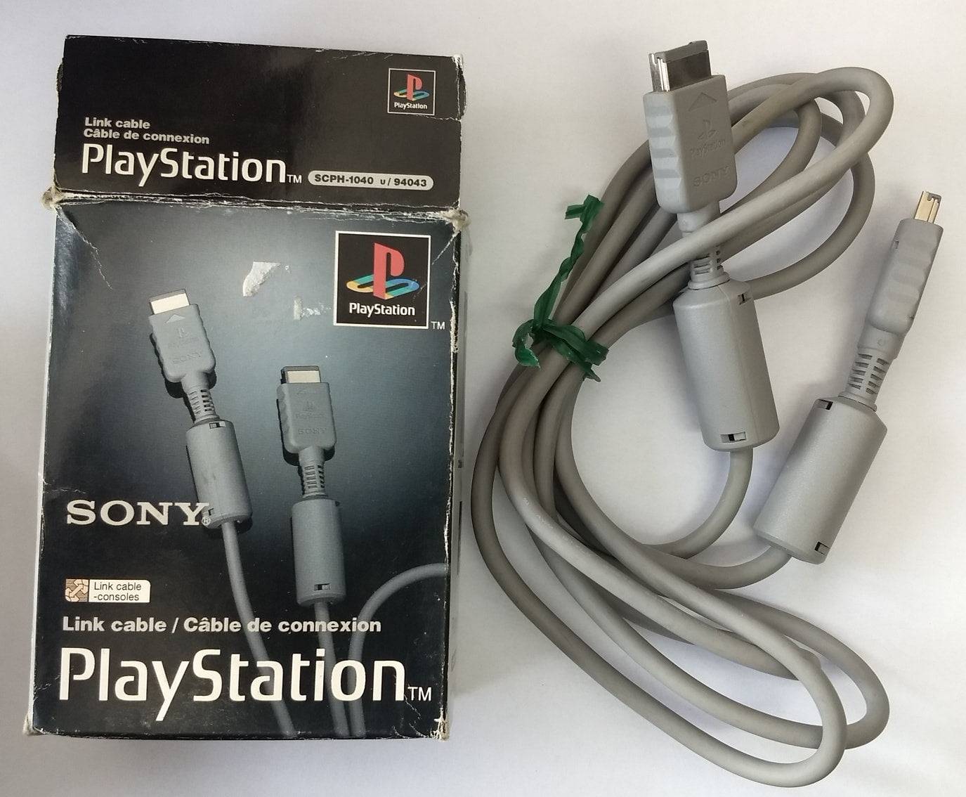 SONY PLAYSTATION LINK CABLE [SCPH-1040] (PLAYSTATION PS1) - jeux video game-x