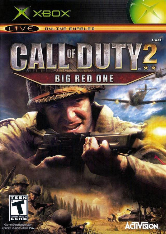 CALL OF DUTY 2 BIG RED ONE (XBOX) - jeux video game-x