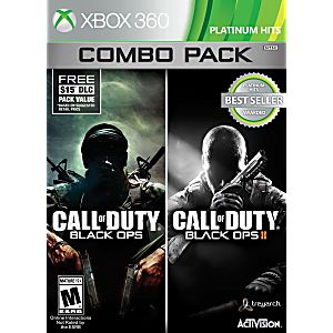 CALL OF DUTY BLACK OPS 1 AND 2 COMBO PACK (XBOX 360 X360) - jeux video game-x