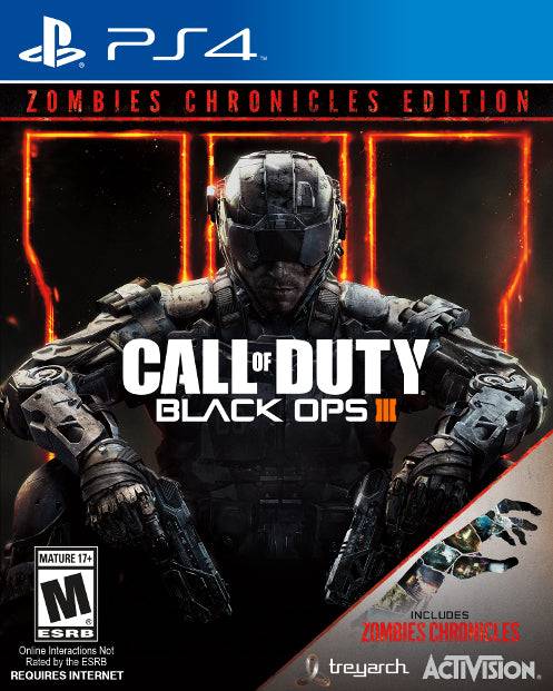 CALL OF DUTY III 3 ZOMBIEN CHRONICLES EDITION (PAL IMPORT) (PLAYSTATION 4 PS4) - jeux video game-x