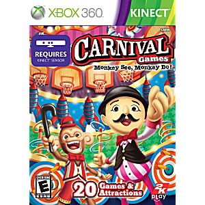 CARNIVAL GAMES MONKEY SEE MONKEY DO (XBOX 360 X360) - jeux video game-x