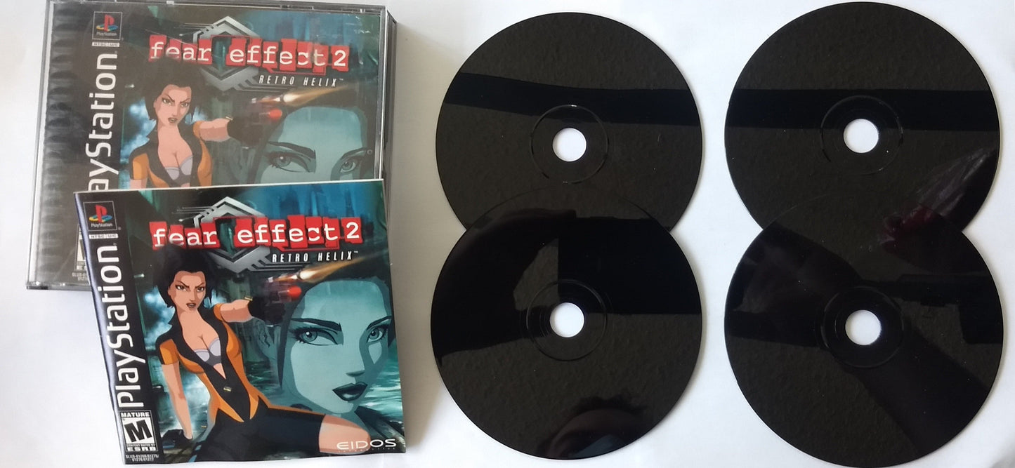 FEAR EFFECT 2 RETRO HELIX (PLAYSTATION PS1) - jeux video game-x