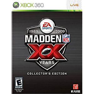 MADDEN 09 20TH ANNIVERSARY EDITION (XBOX 360 X360) - jeux video game-x