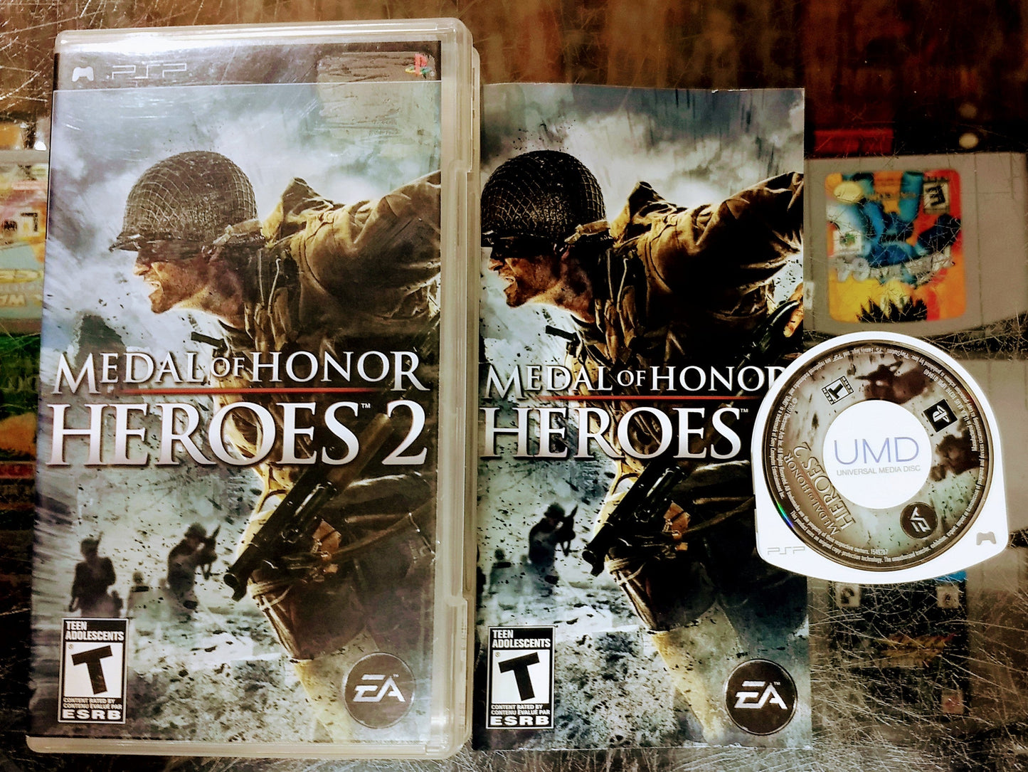 MEDAL OF HONOR HEROES 2 PLAYSTATION PORTABLE PSP | jeux video game-x