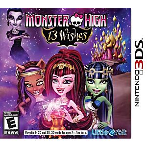 MONSTER HIGH 13 WISHES (NINTENDO 3DS) - jeux video game-x