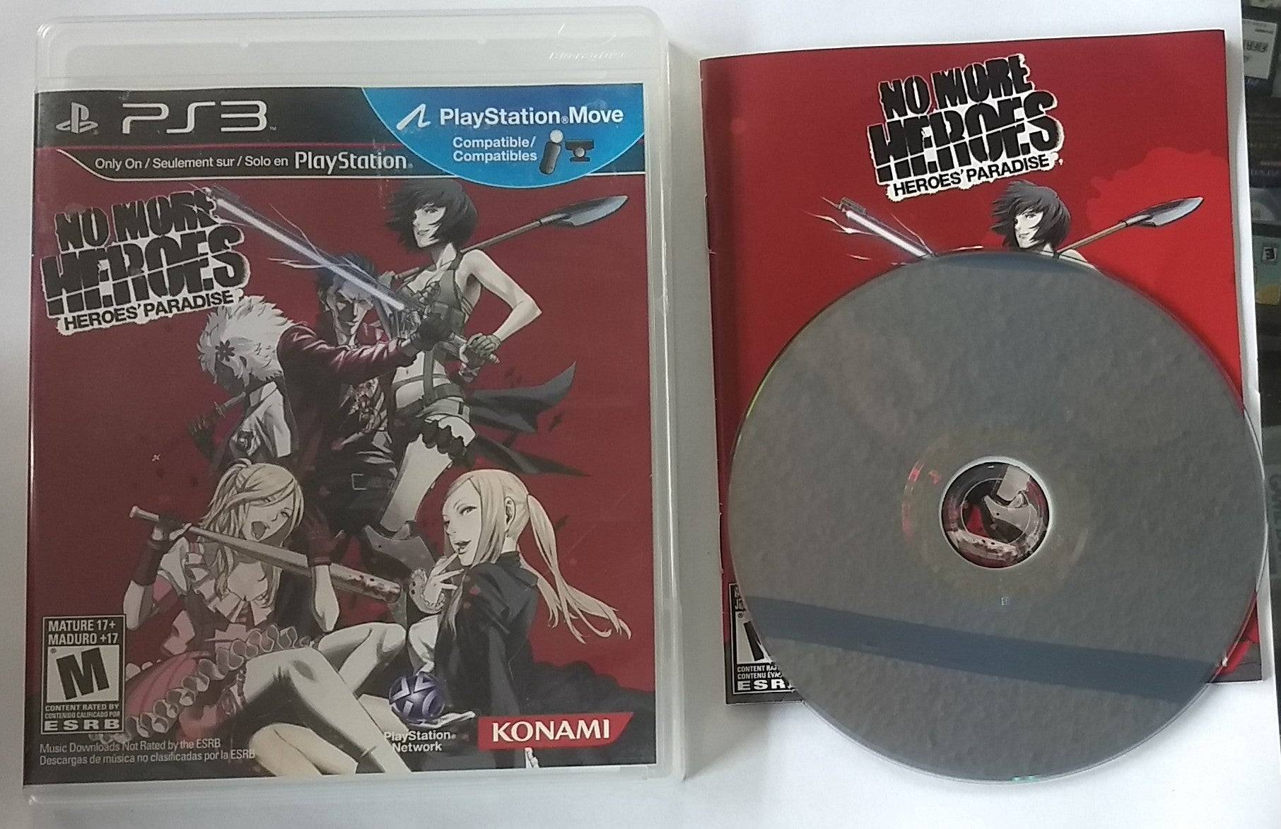 NO MORE HEROES: HEROES' PARADISE (PLAYSTATION 3 PS3) - jeux video game-x