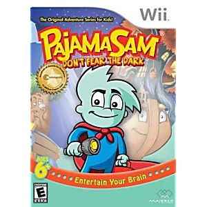 PAJAMA SAM IN DON'T FEAR THE DARK (NINTENDO WII) - jeux video game-x