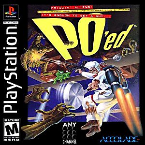 PO'ED (PLAYSTATION PS1) - jeux video game-x