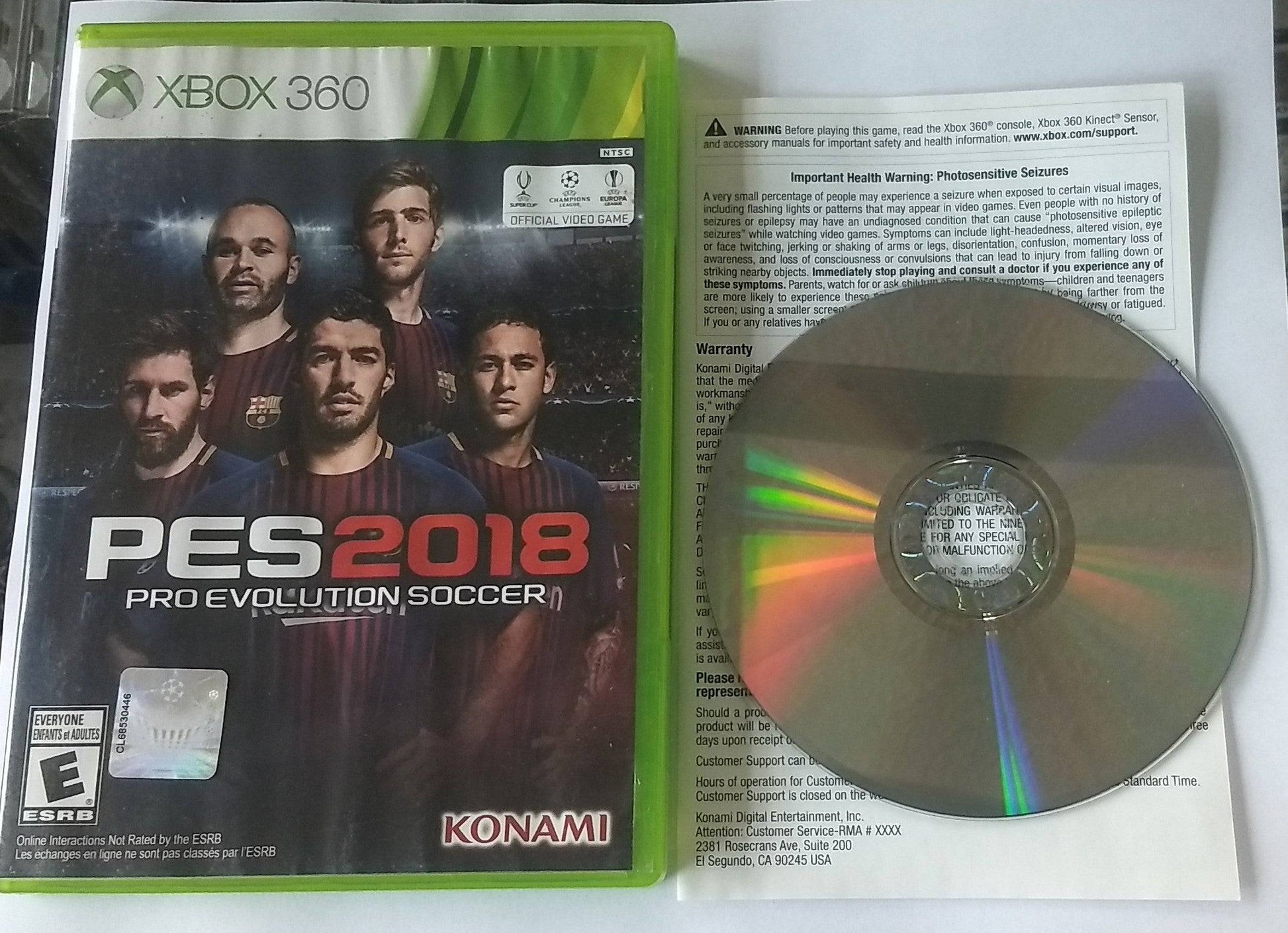Pro Evolution Soccer  PES 2018 - jeux video game-x