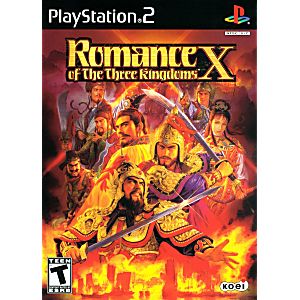 ROMANCE OF THE THREE KINGDOMS X 10 (PLAYSTATION 2 PS2) - jeux video game-x