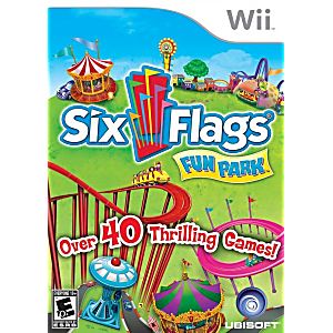 SIX FLAGS FUN PARK NINTENDO WII - jeux video game-x