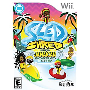 SLED SHRED FEATURING THE JAMAICAN BOBSLED TEAM (NINTENDO WII) - jeux video game-x