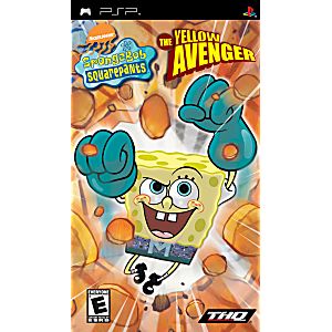 SPONGEBOB SQUAREPANTS THE YELLOW AVENGER (PLAYSTATION PORTABLE PSP) - jeux video game-x