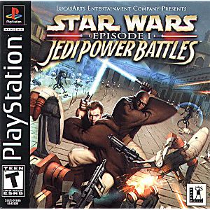 STAR WARS EPISODE 1 JEDI POWER BATTLES (PLAYSTATION PS1) - jeux video game-x