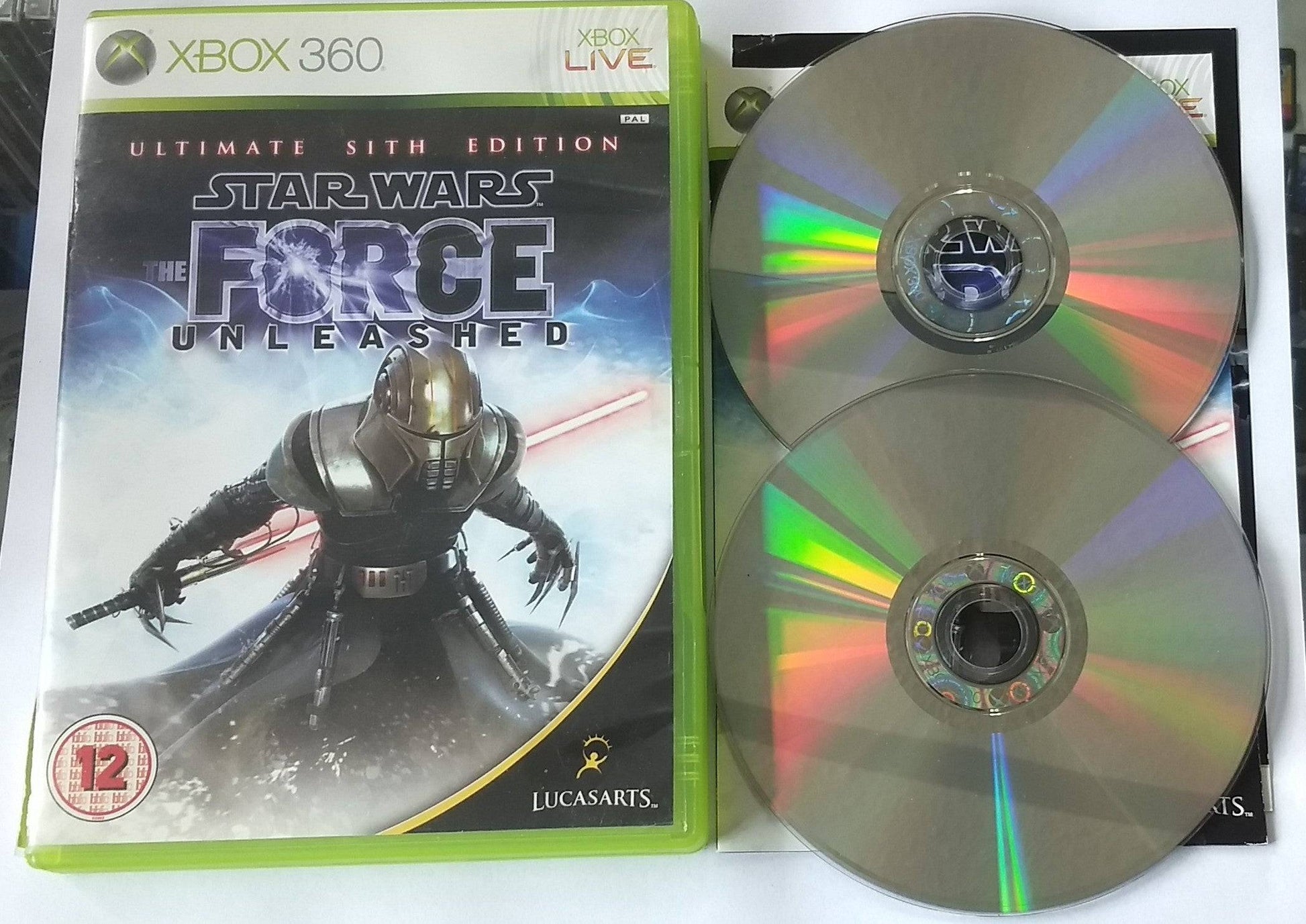 STAR WARS: THE FORCE UNLEASHED ULTIMATE SITH EDITION PAL IMPORT JX360 - jeux video game-x