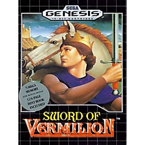 SWORD OF VERMILION (SEGA GENESIS SG) - jeux video game-x