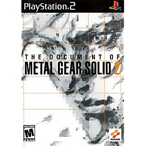 THE DOCUMENT OF METAL GEAR SOLID 2 (PLAYSTATION 2 PS2) - jeux video game-x