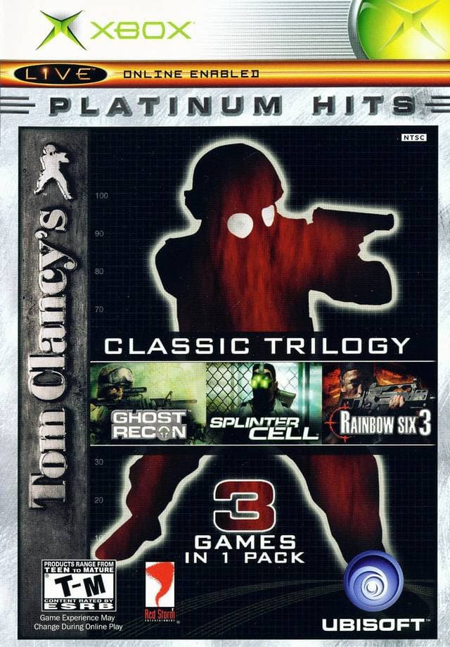 TOM CLANCY'S CLASSIC TRILOGY (XBOX) - jeux video game-x