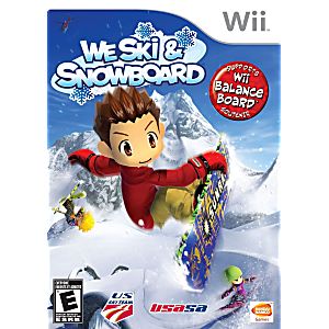 WE SKI AND SNOWBOARD NINTENDO WII - jeux video game-x