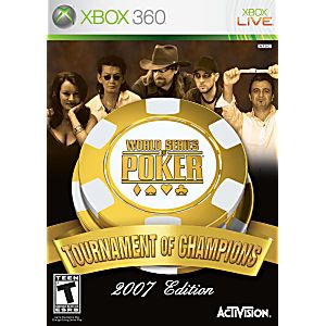 WORLD SERIES OF POKER TOURNAMENT OF CHAMPIONS 2007 (XBOX 360 X360) - jeux video game-x