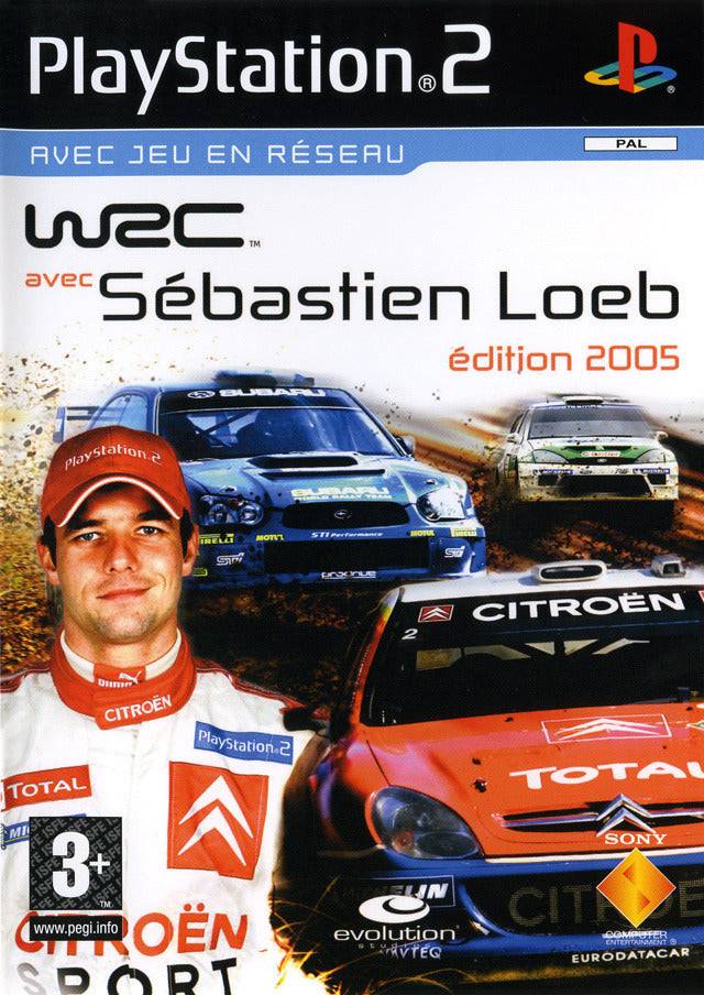 WRC avec sebastien loeb edition 2005 (pal import) - jeux video game-x