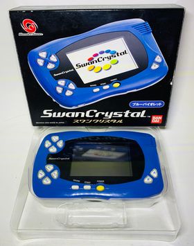 WonderSwan ws SwanCrystal Console Violet-Blue system - jeux video game-x