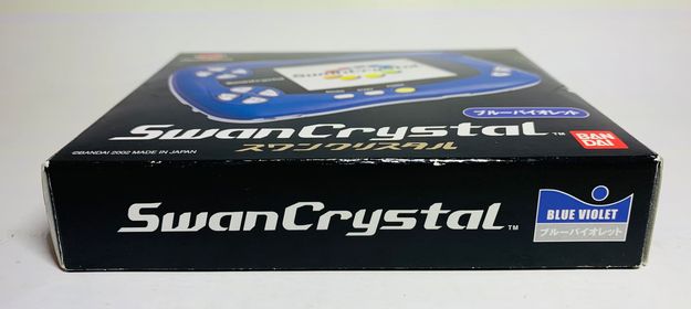 WonderSwan ws SwanCrystal Console Violet-Blue system - jeux video game-x