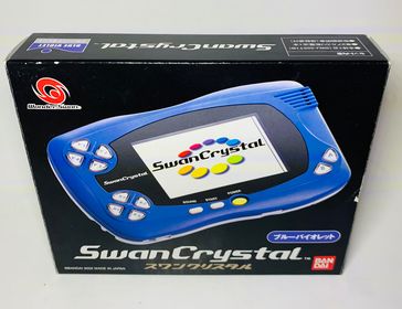 WonderSwan ws SwanCrystal Console Violet-Blue system - jeux video game-x