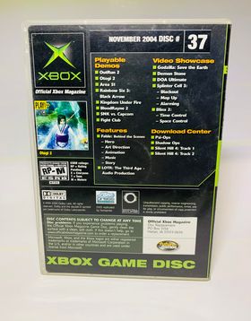 OFFICIAL XBOX MAGAZINE DEMO DISC 37 (XBOX) - jeux video game-x