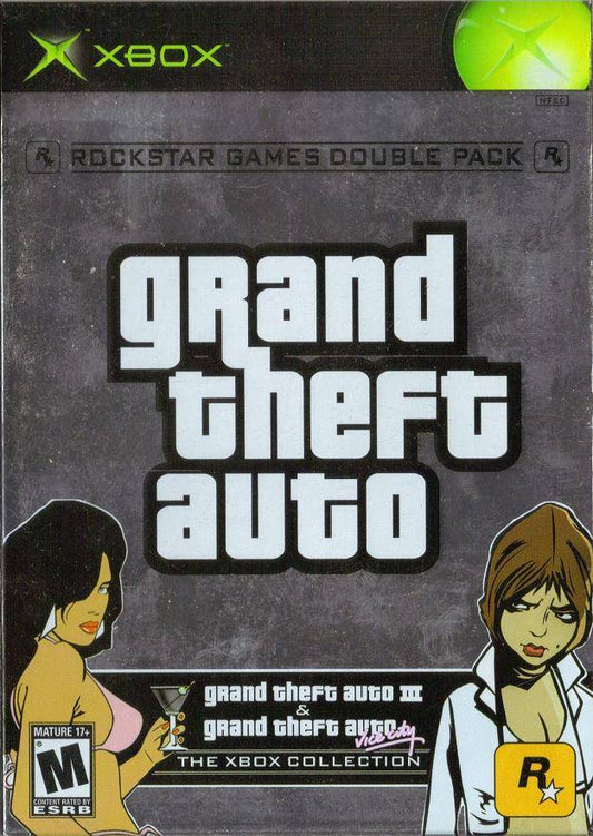 GRAND THEFT AUTO GTA DOUBLE PACK XBOX - jeux video game-x