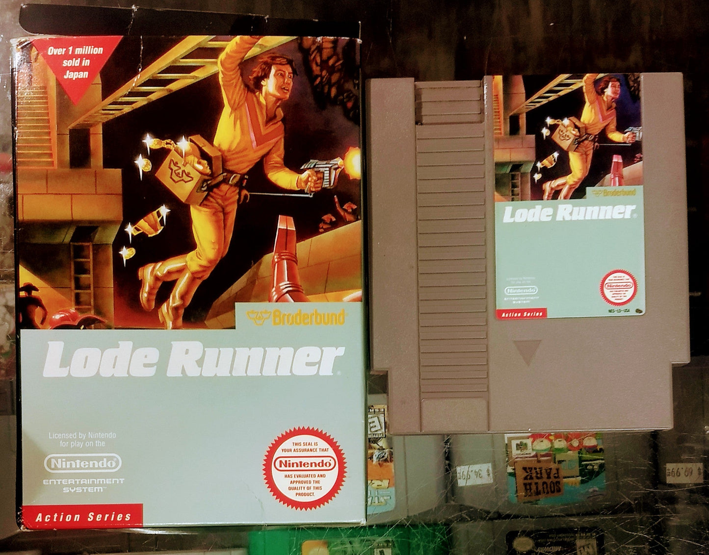 LODE RUNNER EN BOITE NINTENDO NES - jeux video game-x