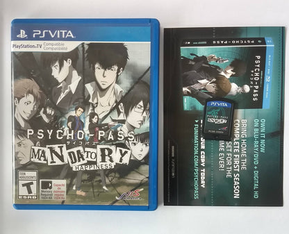 PSYCHO-PASS : MANDATORY HAPPINESS PLAYSTATION VITA - jeux video game-x