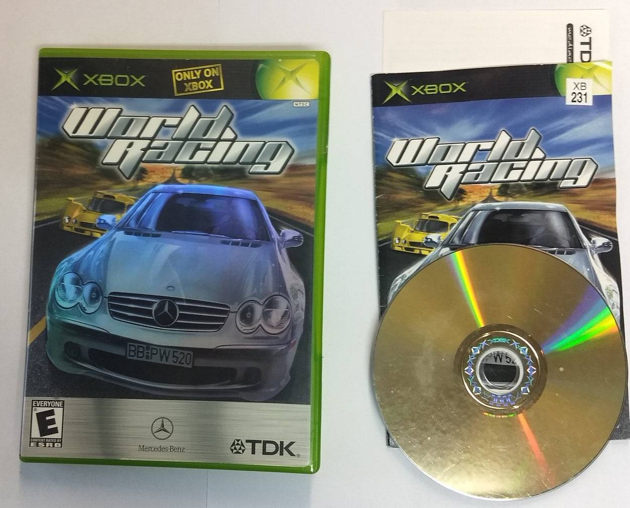 WORLD RACING (XBOX) - jeux video game-x